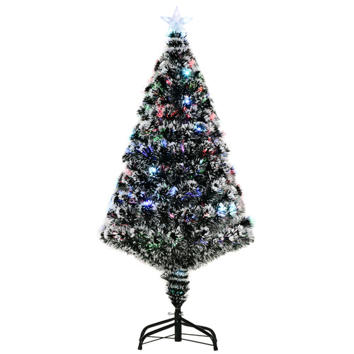 4ft Pre-Lit LED Optical Fiber Christmas Tree Artificial Seasonal Decor