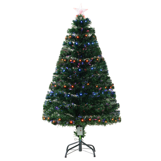 4ft Prelit Artificial Optical Xmas Tree Spruce Hinged Full Tree Artificial Christmas Trees Green  at Gallery Canada